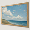 Coastal Seascape Art Poster - Vintage Ocean Print for Home