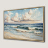 Coastal Seascape with Ocean Waves Canvas Print Decor