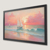 Coastal Sunset Art Poster - Serene Seascape for Your Walls