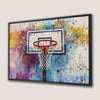 Colorful Basketball Sports Canvas Print for Boys Room