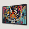 Colorful Big Cat Tiger Canvas Print Wall Art