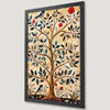 Colorful Birds Tree of Life Art Poster for Home Decor