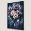 Colorful Floral Burst Blooming Peonies Canvas Print