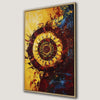 Colorful Geometric Art Canvas Print with Bohemian Flair
