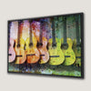 Colorful Guitar Canvas Print Music Wall Decor