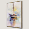 Colorful Sailing Boat Canvas Print for Nautical Decor