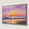 Colorful Sunset Seascape Canvas Print for Coastal Decor