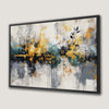 Contemporary Abstract Landscape Canvas Print for Bedroom Decor
