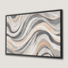 Contemporary Minimalist Canvas Print with Neutral Palette