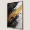 Contrast Colors Luxury Canvas Print in Fluid Art Style