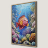 Coral Reef and Tropical Fish Vibrant Canvas Print Art
