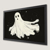Cosmic Ghost Art Poster for Halloween Decor
