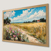 Country Landscape Art Poster for Cozy Home Decor
