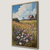 Country Landscape with Wildflowers Canvas Print Gift