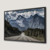 Country Mountain Road Canvas Print Wall Decor