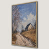 Country Road and Autumn Landscape Canvas Print Art
