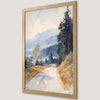 Country Road Art Poster - Rustic Cabin Decor for Your Walls