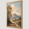 Countryside Cabin Art Poster - Scenic Landscape Wall Decor