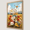 Countryside Floral Art Poster for Rustic Home Decor