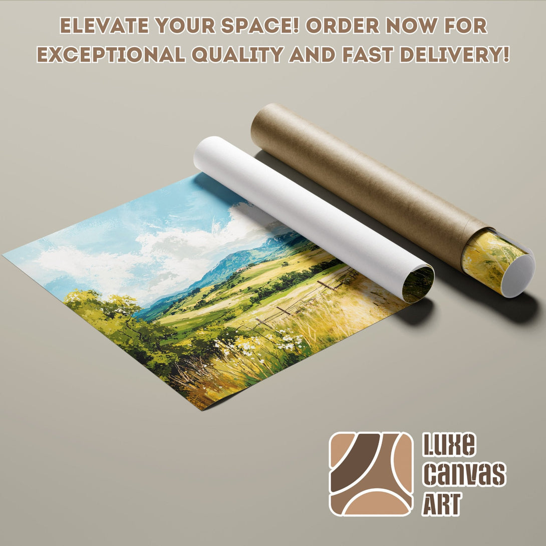 Landscape Poster Roll, vibrant colors. Elevate your space with this stunning art print! Order now.