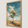 Countryside Landscape Art Poster - Rustic Tree Print for Home