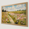 Countryside Wildflower Art Poster - Rustic Charm for Your Walls