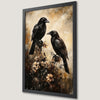 Dark Ravens Art Poster - Gothic Animal Wall Decor
