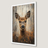 Deer Portrait Art Poster - Rustic Wildlife Decor for Your Home