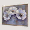 Delicate Wildflowers Canvas Print - Rustic Floral Decor