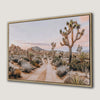 Serene Joshua Tree Canvas Print Framed Desert Art