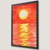 Ocean Sunset Art Poster | Coastal Wall Decor for Your Home