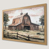Rustic Barn Wall Poster - Vintage Farmhouse Decor