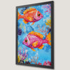 Vibrant Tropical Fish Art Poster | Coral Reef Scene