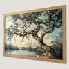 Tranquil Lake Scene Art Poster - Peaceful Nature Wall Decor
