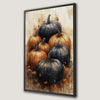 Rustic Pumpkin Harvest Canvas Print for Cozy Fall Decor