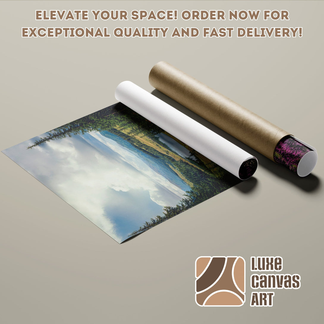 Scenic landscape Poster Roll in nature-inspired colors. Elevate your space with exceptional quality art!