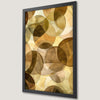 Boho Geometric Circles Art Poster - Modern Home Decor