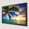 Island Sunrise Art Poster - Tropical Palm Tree Decor for Your Walls