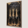 Luxury Champagne Trio Framed Canvas Print Art
