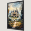 Misty Forest Castle Art Poster - Enchant Your Walls