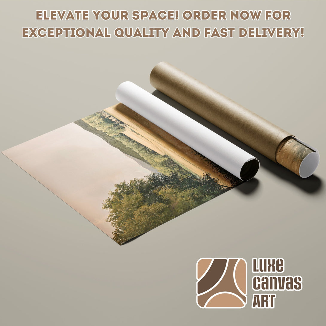Landscape Poster Roll with neutral color palette, perfect for home decor. Order now!
