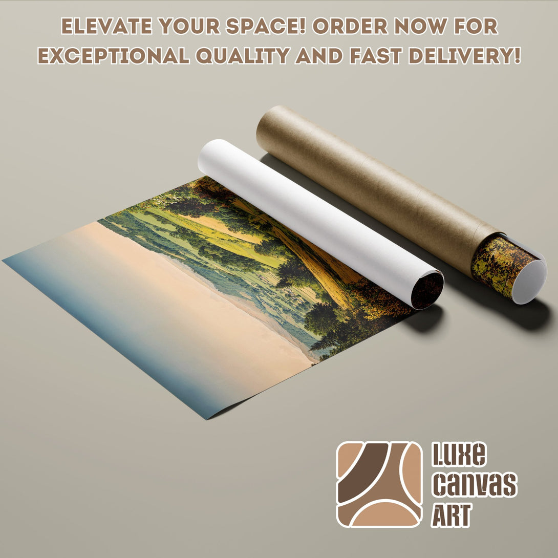 Poster Roll featuring a landscape scene in a warm, natural color palette. Elevate your space!