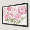 Boho Pink Peonies Art Poster | Floral Wall Decor