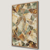 Contemporary Geometric Abstract Canvas Print with Framed Option