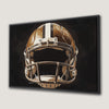 American Football Helmet Canvas Print Sport Poster