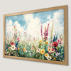 Rustic Wildflower Meadow Art Poster for Home Decor