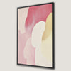 Modern Minimalist Canvas Print with Pink Pastel Colors
