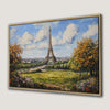 Eiffel Tower Paris Canvas Print Scenic European Wall Art