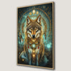 Mystical Wolf Spiritual Animal Canvas Print Wall Art