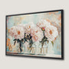 Exquisite Bouquet of Pink Peonies Framed Canvas Print